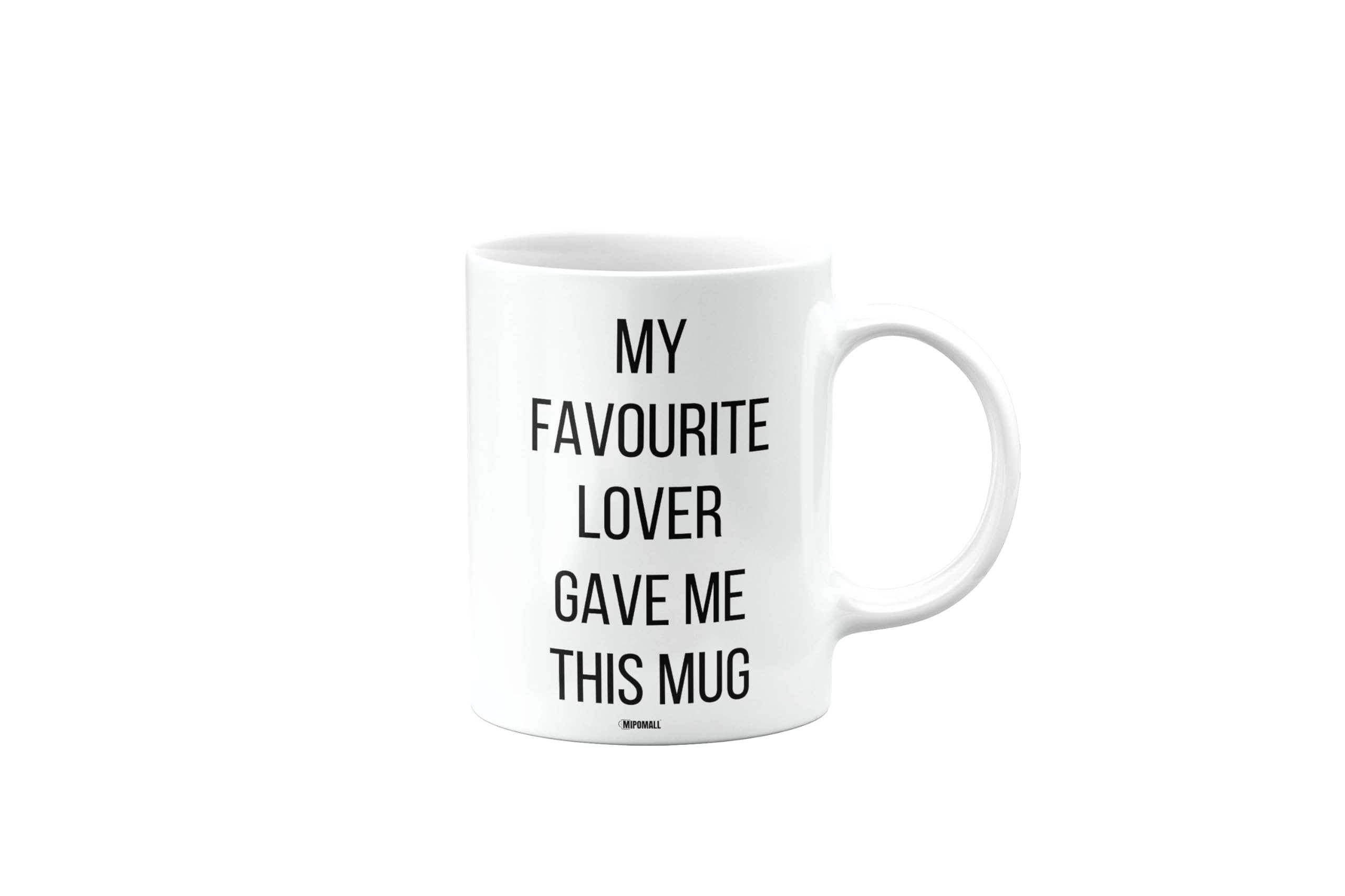 MIPOMALL My Favourite Lover Gave Me This Mug, Happy Birthday Gifts for Men or Women, Gift from Secret Santa, Presents for Christmas, mm-CA_176_108 โ image 1