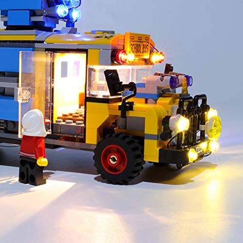 Icuanuty Set di Luci per Lego Hidden Side Autobus