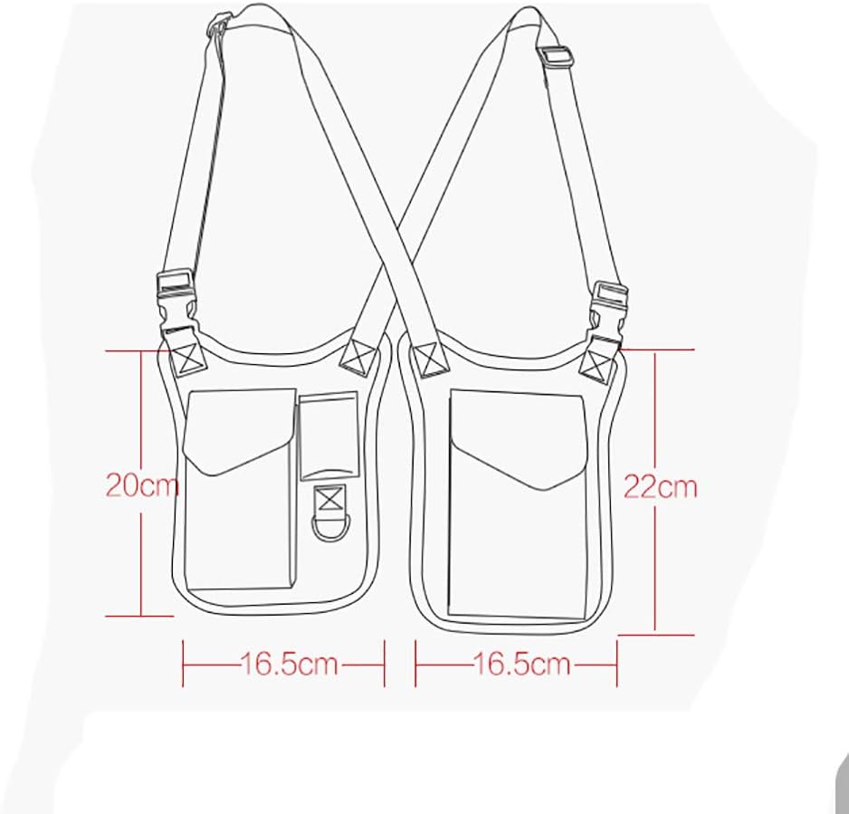 Anti-Thief Hidden Underarm Shoulder Bag, Concealed Pack Pocket, Multi-Purpose Men/Women Safety Double Storage Armpit Holster Tactical Bag for Travel Outdoors - Image 5