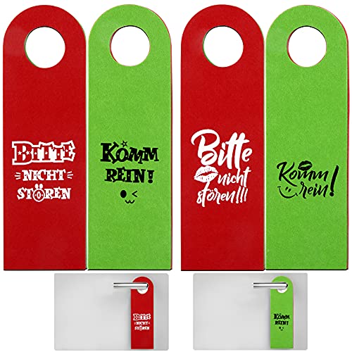 BHGT 2 Stk Bitte Nicht Stören Schild Türschild Türhänger Filz und Komm...