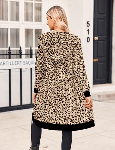 Zeagoo Women's Zip Up Hoodies Oversized Fleece Long Tunic Sweatshirts Casual Long Sleeve 2024 Fall Hoodie Jacket Coat