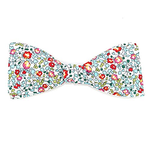 Noeud papillon fleuri liberty eloïse b accessoire costume homme mariage baptême