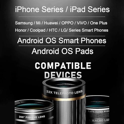 COSULAN Phone Camera Lens Kit Upgraded Version — Includes