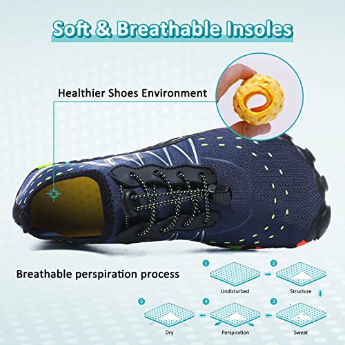 Image of ziitop Water Shoes for Men Women Beach Barefoot Swim Rock Climbing Pool Shoes Socks, Anti-Slip Breathable Quick Dry Lightweight Slip-on, Outdoor Sport Hiking Walking Boating Fishing Diving Surfing