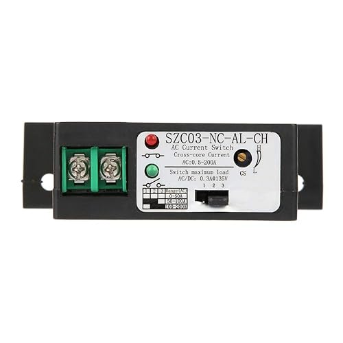 Miniatura 5 de Interruptor de corriente de CA SZC03-NC-AL-CH Interruptor de detección de corriente ajustable para relé de zumbador Fflash y CA de chip único