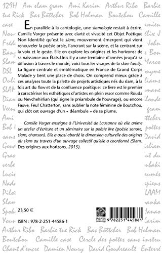 Slam, Une Poetique: de Grand Corps Malade a