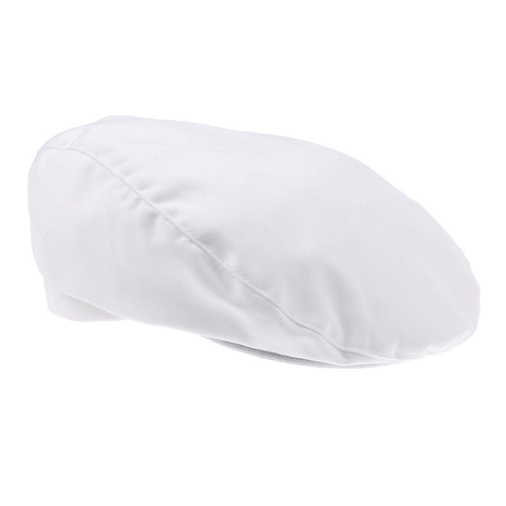 Gorra de panadería profesional para catering, gorra de cocinero, 59 cm, color negro