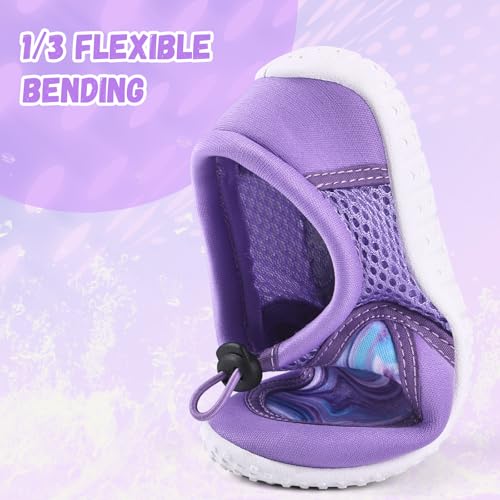 Image of WateLves Kids Water Shoes for Boys and Girls Quick Dry Barefoot Aqua Socks Beach Swim Pool Shoes Toddler Little Kid to Big Kid