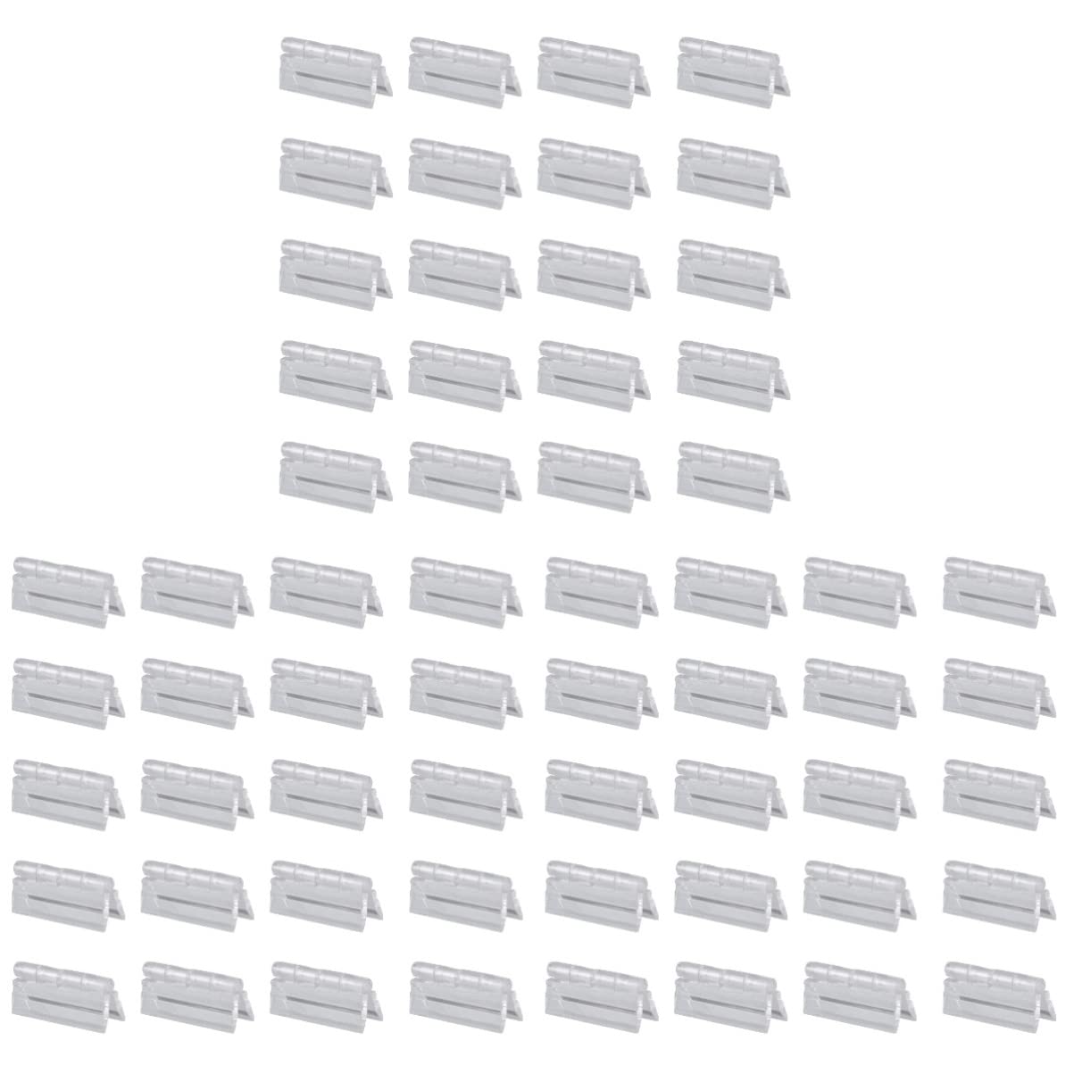 Charnière transparente en acrylique pour boîte à bijoux - Lot de 30 pièces discrètes