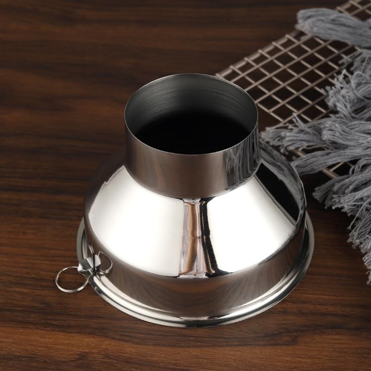 FryWare 304ステンレス製多機能漏斗 軽量 耐久性 ジョウゴ 大きい 厚み 大口径 計量器 キッチン レストラン バー 家庭