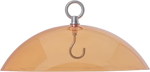 Miniatura 10 de Birds Choice DOME Domo protector, cubierta protectora para comederos colgantes de pájaros, 10 pulgadas, transparente