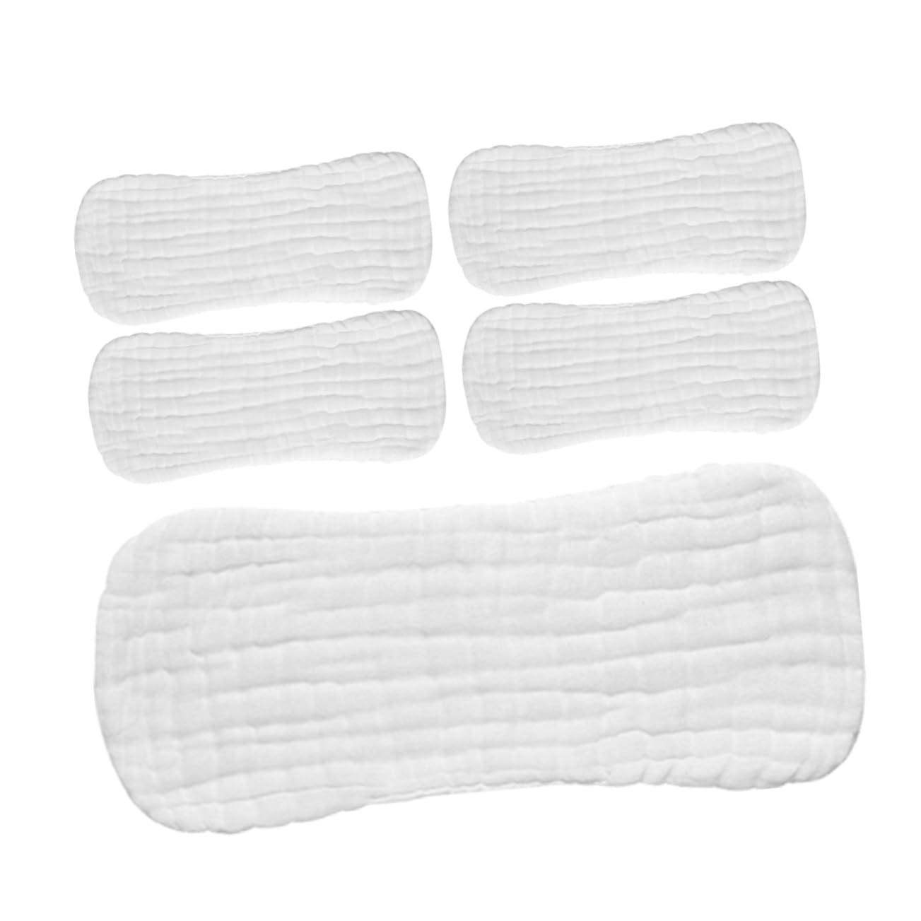 PACKOVE Newborn Baby Swim Diapers 5 Pack of Cotton Washable Breathable and Absorbent