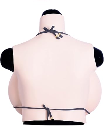 Silicone Bust D Cup Extra Large Sexy Chest Fake Breasted Cute Present Costume, For Halloween, Women's New Halft, Santan