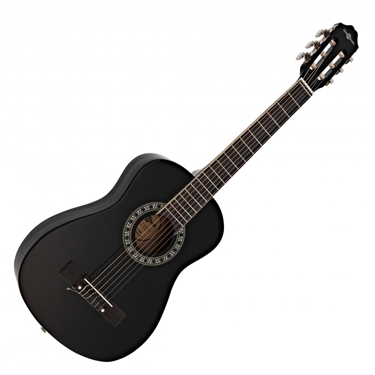 Set de Guitarra Clásica Junior 1/2, Negro, de Gear4music