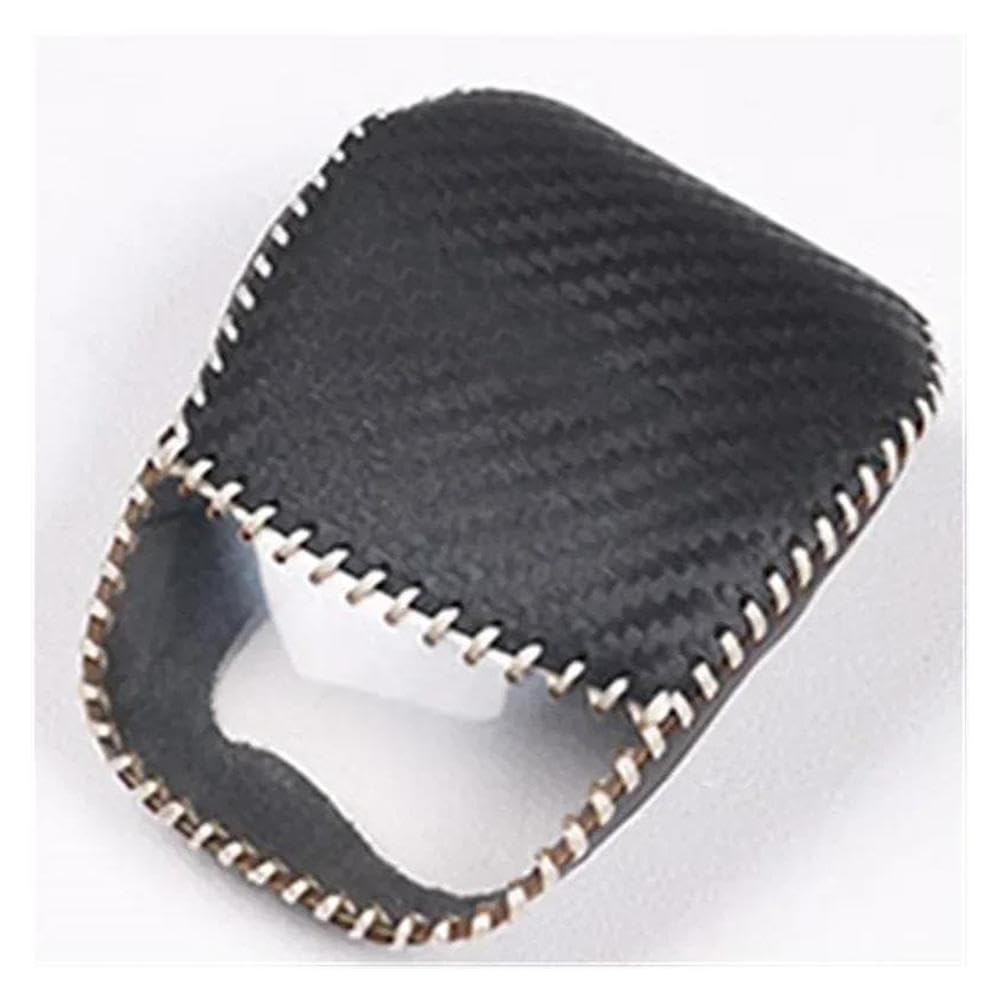 HYASDBWE for Chery Arrizo 8 2023- Car Interior Decoration Accessories Leather Gear Shift Cover Car Accessories Gear Shifter Parts(Black)