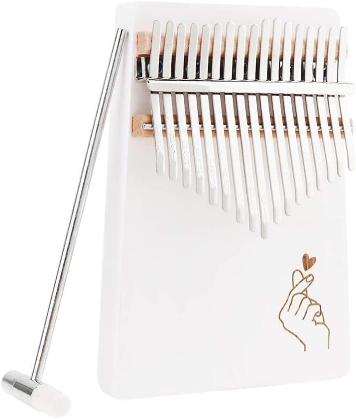 Générique Mini Doigt Kalimba Pouce Piano 17 Touches Pouce Piano Kalimba Blanc Doigt en Forme De Coeur Solide Placage Pin… - Les Beatles, Paul McCartney, John Lennon, RIngo Starr, George Harrison Générique Mini Doigt Kalimba Pouce Piano 17 Touches Pouce Piano Kalimba Blanc Doigt en Forme De Coeur Solide Placage Pin…