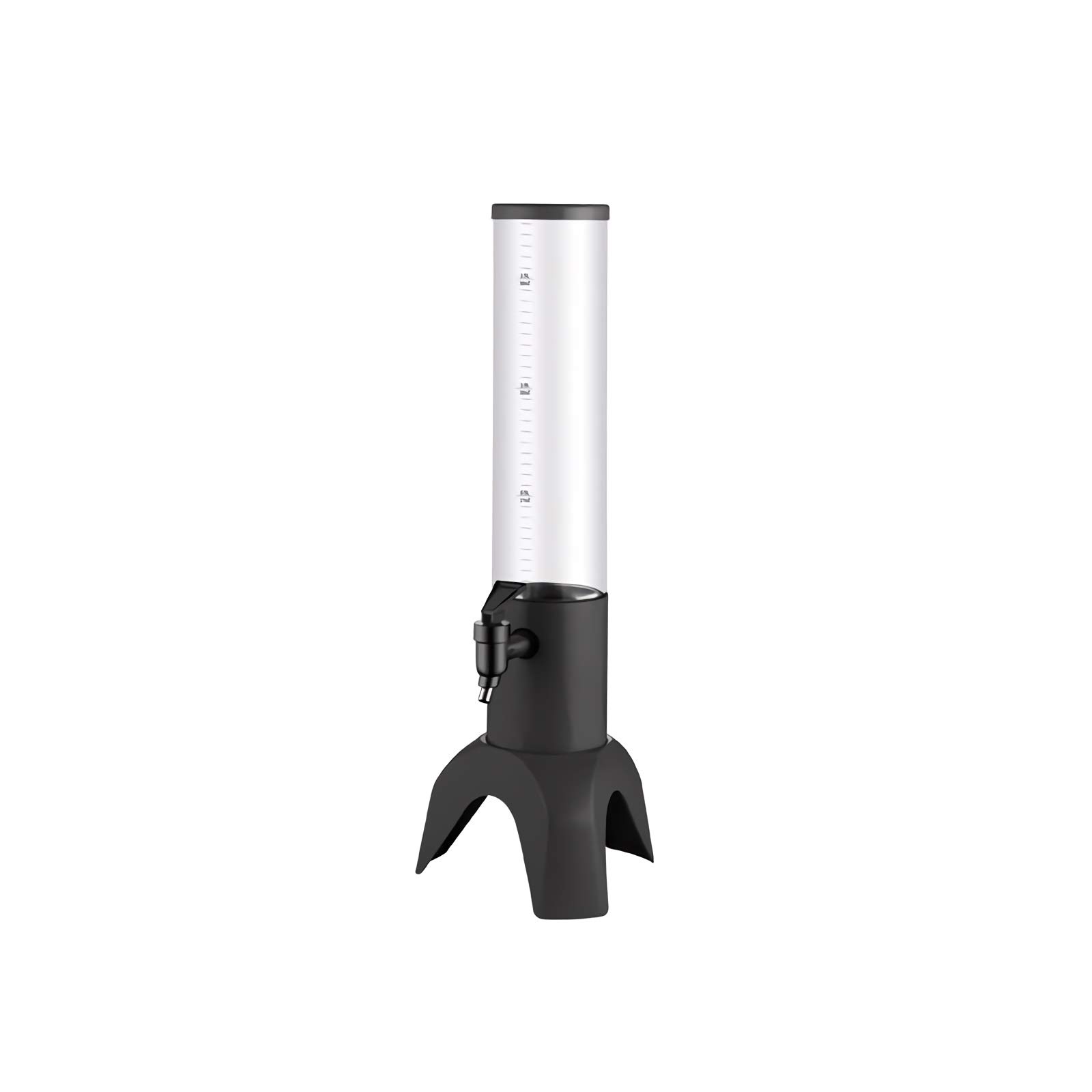 Tower Type Beer Dispenser Cylindrical Beverage Dispenser Beer Dispenser with Clear Scale, Tap and Ice Tube, 1.5L/3L Tower Type Beverage Dispenser for Beer, j