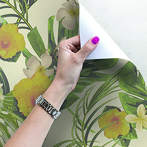 Papier peint Rêve tropical 104x70cm en latex lavable et anti-reflets pour meuble - 4