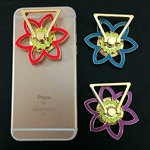 ELECTROPRIMEELECTROPRIME 5ED1 White Tri Fidgets Ring Brackets Cell Phone Gyro Ring Phone Bracket