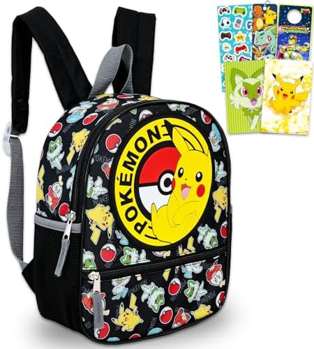 Conjunto de mini mochila Pokémon – Pacote com mochila Pikachu de ...