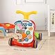 2 in 1 Lauflernhilfe zum Sitzen und Stehen für 12-36 Monate Baby, Laufwagen für Baby, Activity Center, Abnehmbare Spielplatte, Baby Walker Regulierbarer Geschwindigkeit, Baby Musikspielzeug, Grün