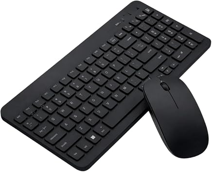 Kablosuz Bluetooth Klavye Mouse Seti, Şarj Edilebilir, Siyah