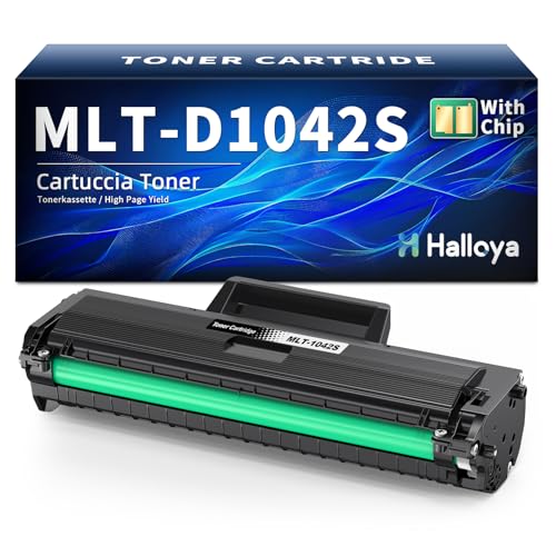 Halloya MLT D1042S Toner Compatible for MLT D1042S Samsung ML 1660 ML 1660N ML 1661 ML 1665 ML 1665K ML 1666 ML 1670 ML 1675 ML  1860 ML1865W ML1865 ML L 186 5 W SCX 3200 SCX 3200W (1 Negro)