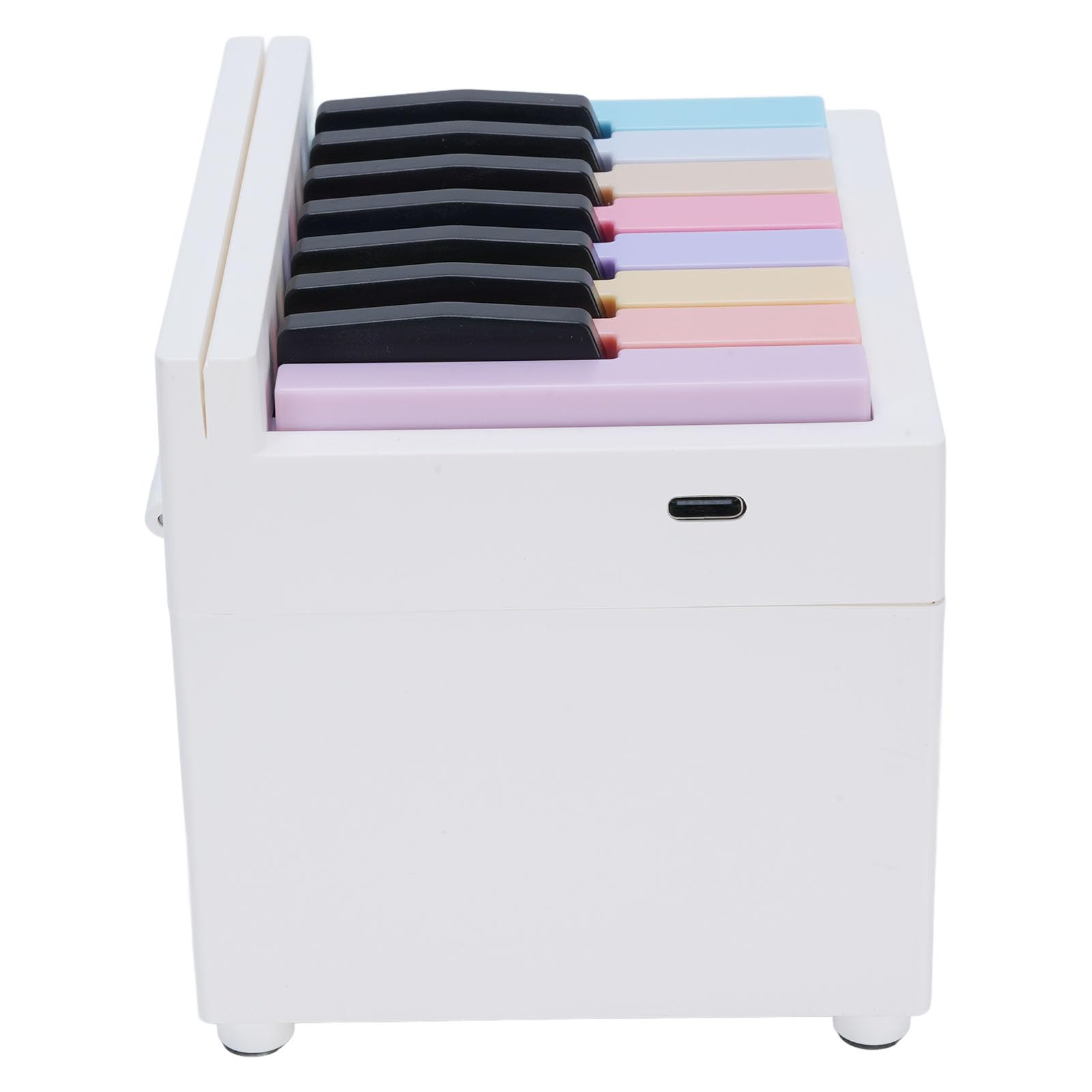 Kalendarz Biurka Fortepianowego 2025, Mini Kalendarz Biurka Fortepianowego z 27 Kartami dla Rodziny i przyjaciół (WHITE)