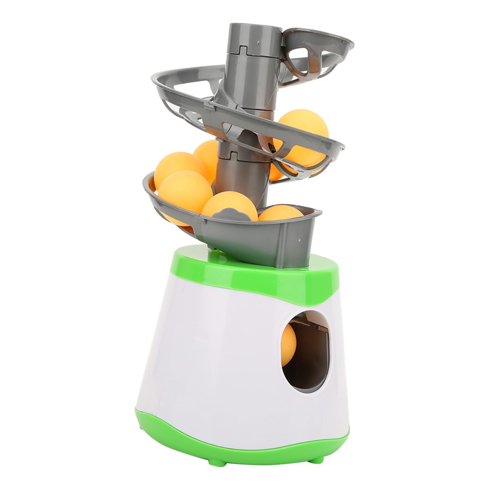 Jiawu Allenatore da Tavolo Tennis con Lanciatore Automatico di Palline ABS | Robot da pong portatile, batteria da 5000 mAh, con 10 palline per fare pratica ai bambini