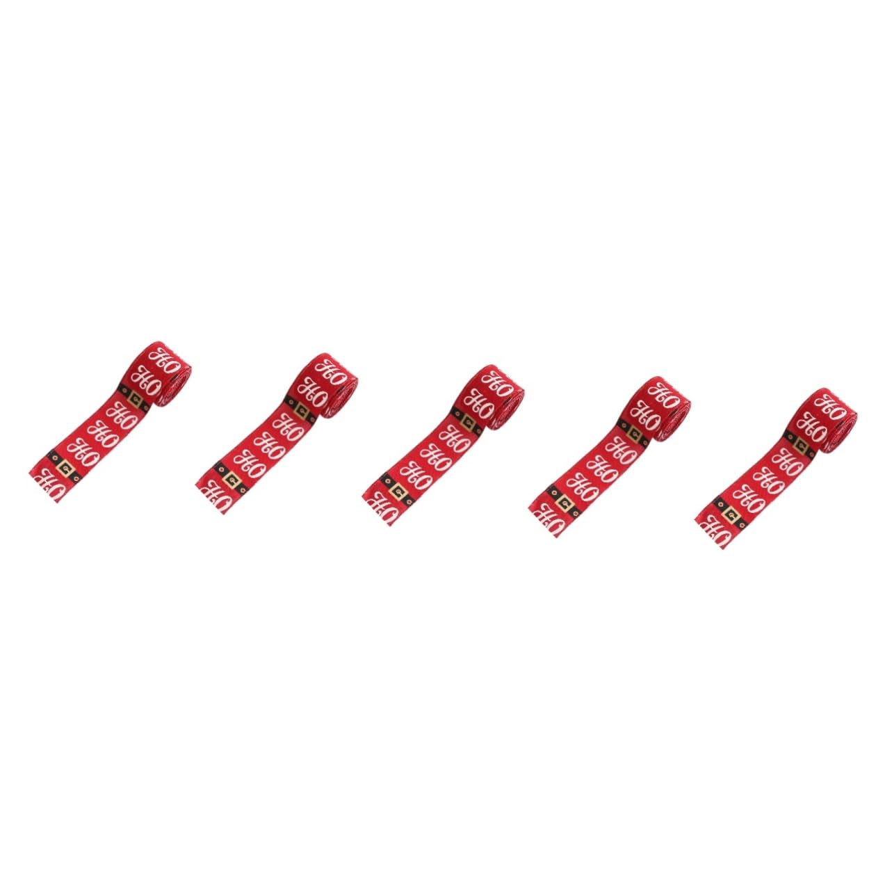 NUOBESTY 5stücke Weihnachtsband Rotes Satinband Für Diy Weihnachtsdekoration Und Geschenkboxen Für Weihnachtsbaum Und Bastelprojekte Farbecht Und Strapazierfähig
