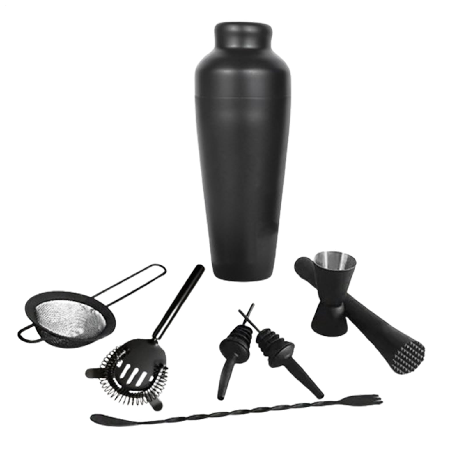 Kit à Shaker à Cocktails Acier Inoxydable Outil Pratique Ergonomique