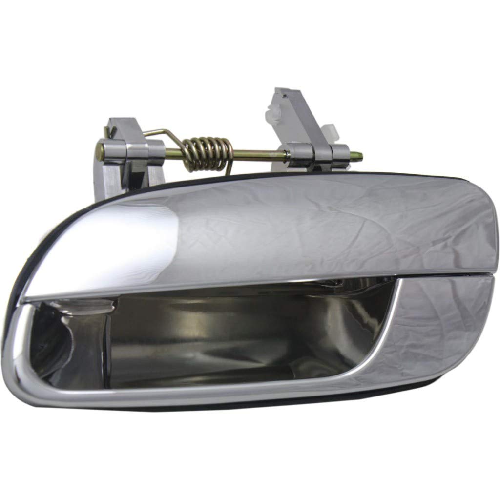 4-Piece Exterior Door Handle Set For 2001-2005 Hyundai Elantra - Black, Direct Fit