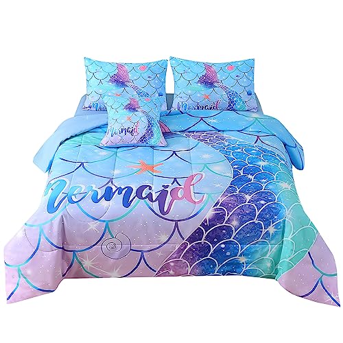 50% Off JQinHome Mermaid Comforter Set Twin Size - Image 2