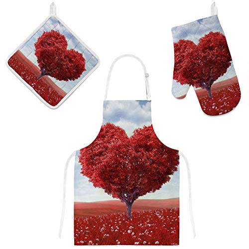 Linge de cuisine 3 pièces RuChen pour cuisiner proprement sans brûlures - 5