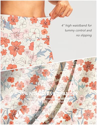 Image of G Gradual Women's 7 inch Long Swim Board Shorts High Waisted Quick Dry Beach Swimming Shorts for Women with Liner Pockets