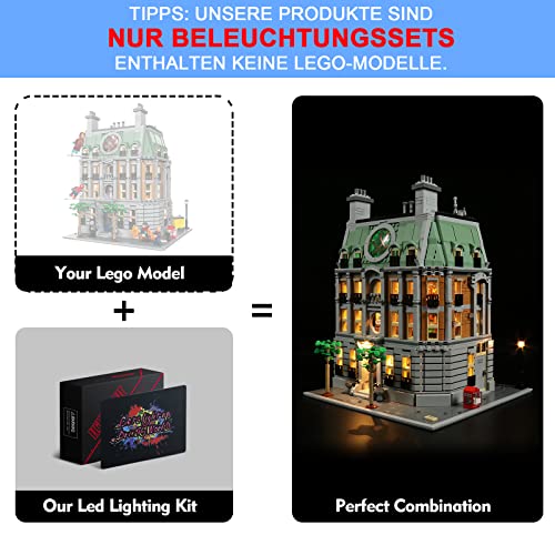 Led Light Kit for Lego Sanctum Sanctorum Led Lighting Set for Lego 76218 Marvel Sanctum Sanctorum, Not Include Models - Image 4