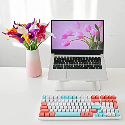 Mandy'S CA-COL20-0074 20Pcs Colorful Flowers Artificial Calla Lily Silk Fake Flowers 13.5 Inch thumb #7
