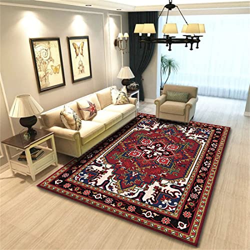 Tapis de style chinois rouge 160x200 doux - 2