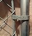Galvanized Steel Chain Link Fence Gate Clip 1-3/8