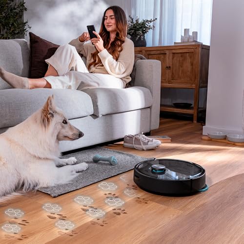 Robot Aspirateur Cecotec Conga 15090 SpinArm Home&Wash – 8000 Pa, Navigation Laser, Autovidange - vue 8