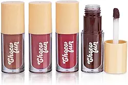 FENZZA Tint Cream Choco Fun, Tint Labial com Aroma de Chocolate, Batom, Gloss, com Pantenol e Vitamina E - Maquiagem (Au Lait)