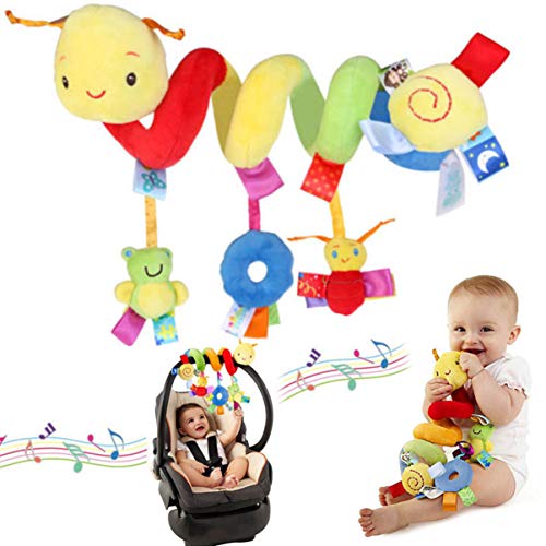STOBOK Baby wieg hangen rammelen: autostoel spoor spiraal wieg cot speelgoed bed infant wandelaar speelgoed Pram hangend… - Image 4