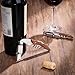 3-Pack Professional Waiter Corkscrew Wine Key with Leather Protection Gift Bag, Long Rosewood Handle Stainless Steel Handle Wine Opener for Bar Restaurant Waiters, Sommelier, Bartend, Rosewood Hand