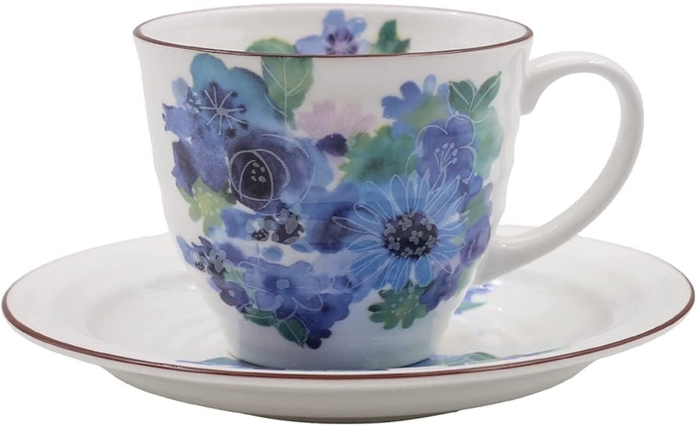 Ceramiczny Zestaw Filiżanek Do Kawy I Spodków Z Uchwytem 7,77 Uncji/230 Ml Duża Filiżanka Do Espresso, Filiżanka Do Mleka, Filiżanka Do Soku,Pink