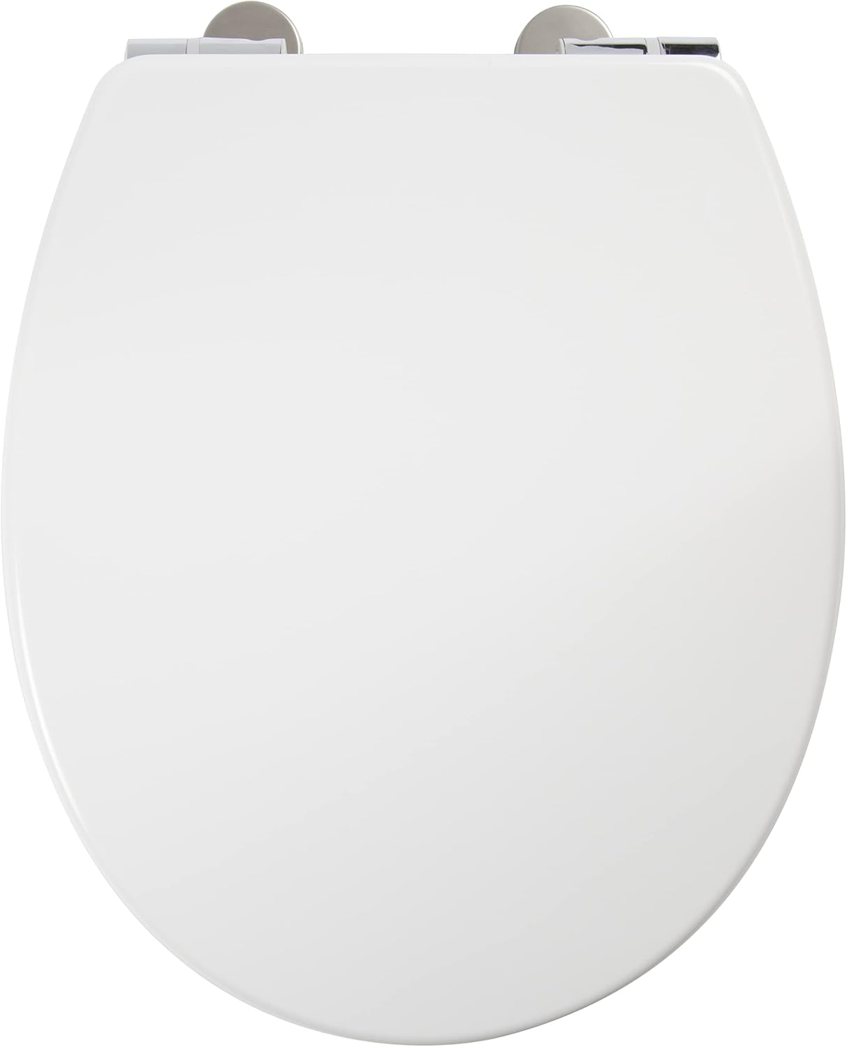 Croydex Haughton Premium Toilet Seat Soft Close, Adjustable Hinges Fit All Standard Toilets