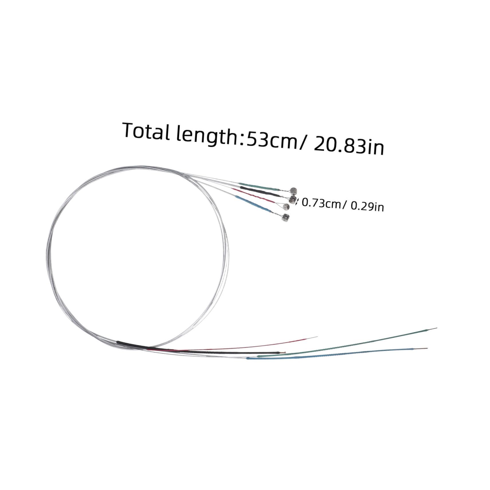 ERINGOGO 4pcs String Set Replacement Violin String Set Durable Steel Wire Strings for Violins Compatible with All Skill Levels Produces Mellow Tones and Rich Sounds