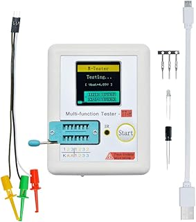 High Precision Transistor Tester T7 TC-T7-H Multifunctional Graphic 128 TFT LCD Display Diode Triode Capacitance LCR ESR Meter