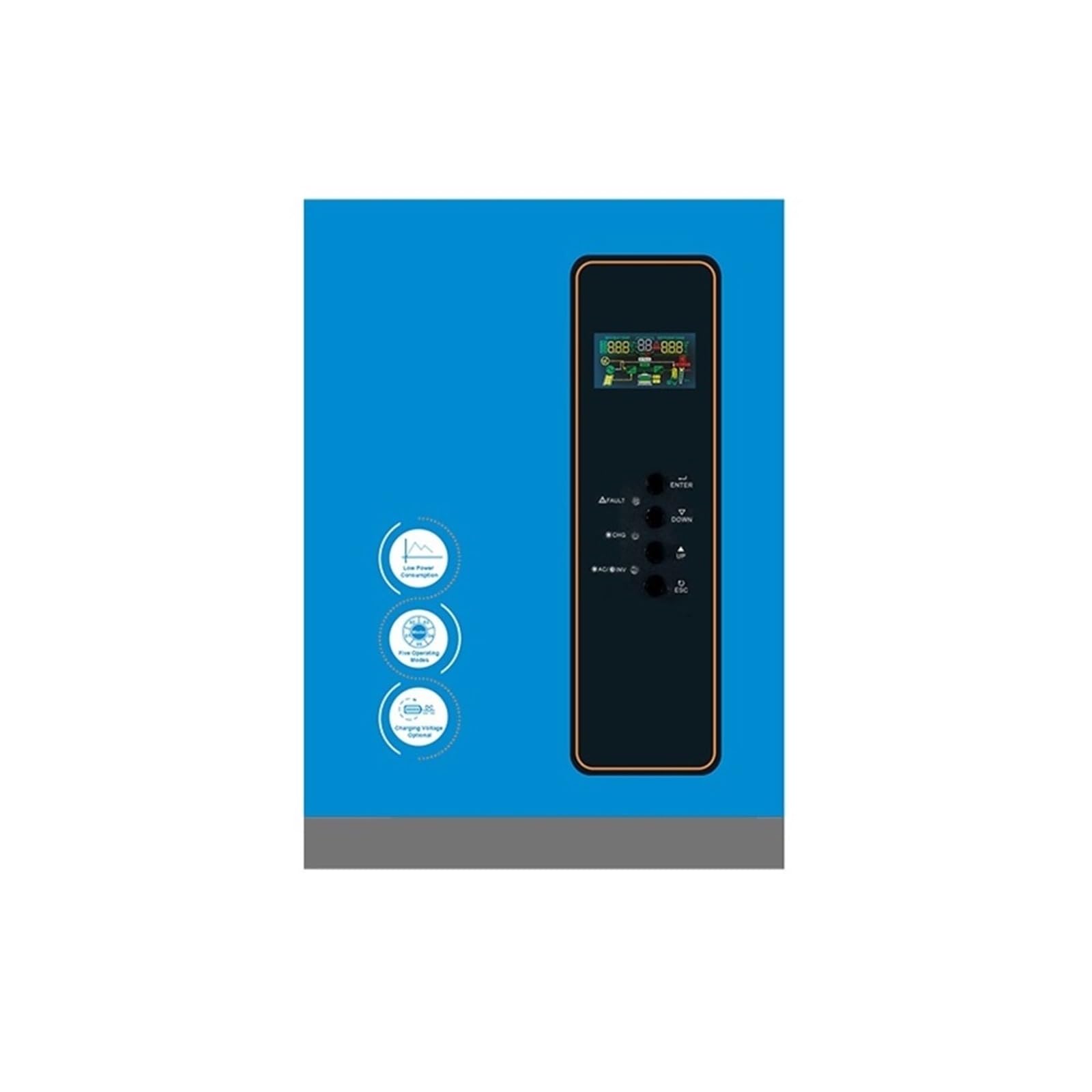Inverter Inverter solare a bassa frequenza 24V 3KW ibrido MPPT 3000W 60A Inverter fuori rete Energia solare