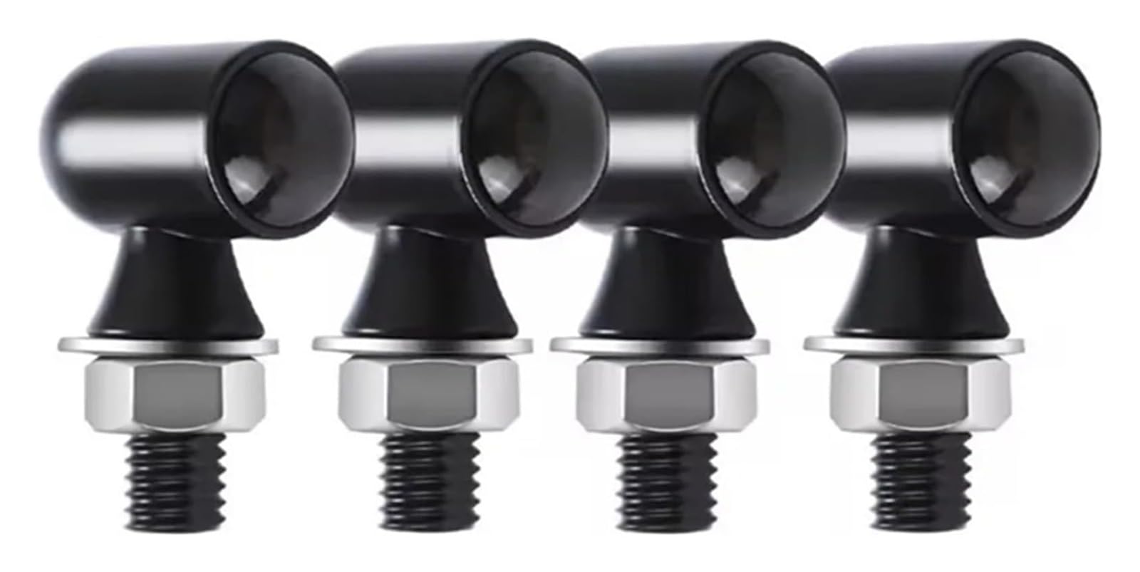 Indicatore di direzione Moto per Bobber 12V 8mm Moto Freccia Indicatore di Direzione Lampadina Fari(4pcs)