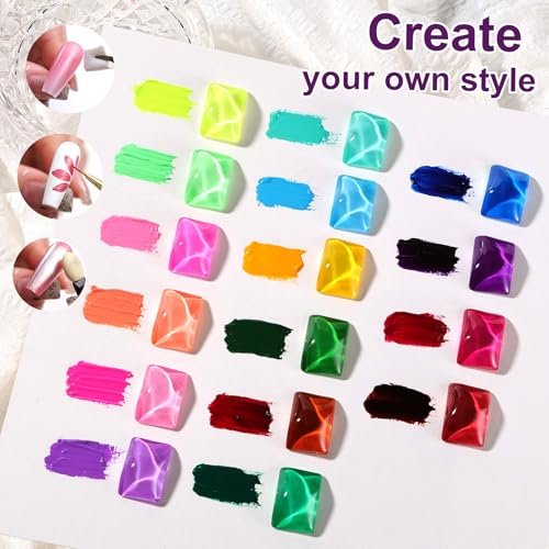 Set de Gel para Uñas Gradient con 16 Colores Neón miniatura 2